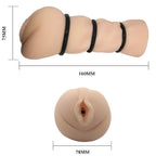 CRAZY BULL - VAGINA MASTURBATOR WITH RINGS