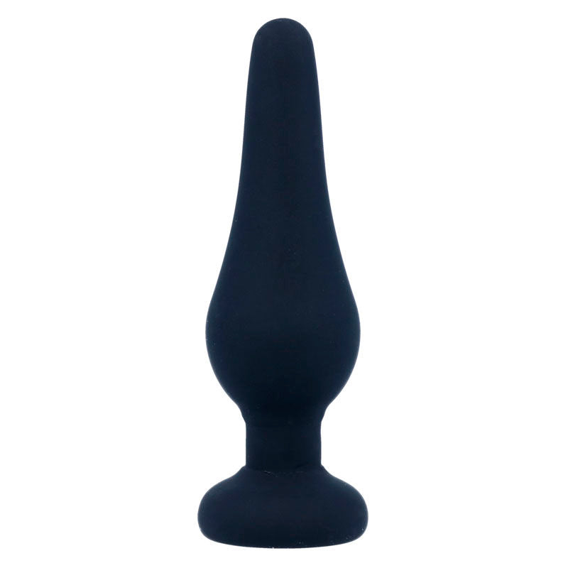 INTENSE - ANALPLUG PIPO S SORT SILIKONE 9,8 CM