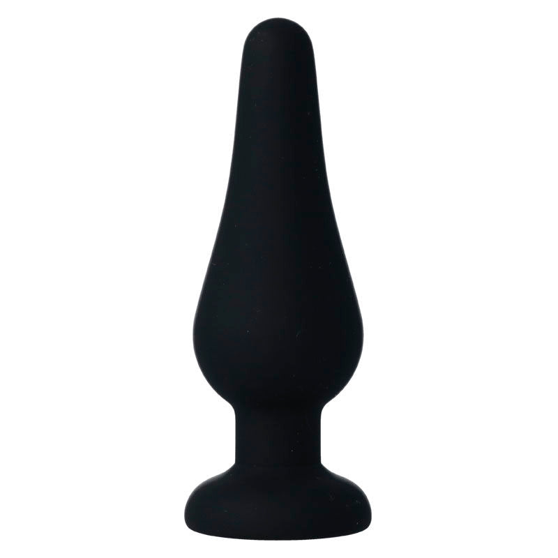 INTENSE - ANALPLUG PIPO M SORT SILIKONE 11 CM