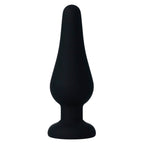 INTENSE - ANALPLUG PIPO M SORT SILIKONE 11 CM