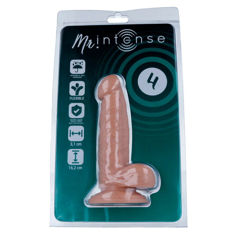 MR INTENSE - 4 REALISTISKE PIKKER 16,2 CM -O- 3,1 CM