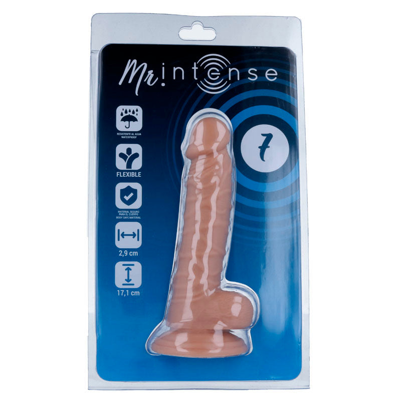 MR INTENSE - 7 REALISTISKE PIK 17,1 CM -O- 2,9 CM