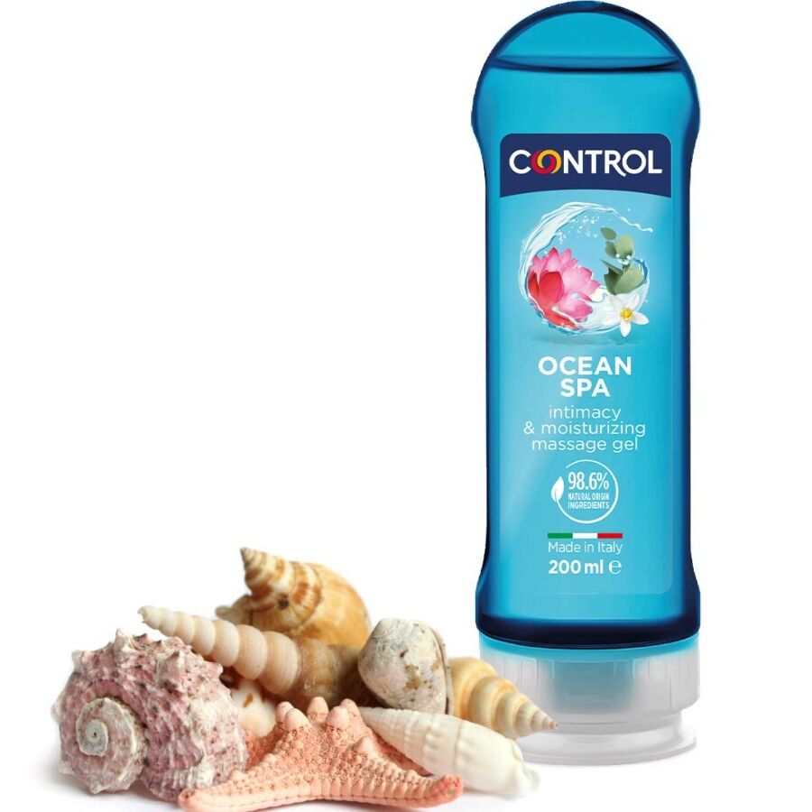 KONTROL - 2 EN 1 MASSAGE & FORNØJELSE MIDDELHAVET 200 ML