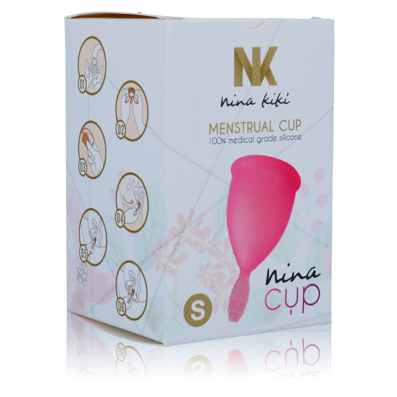 NINA KIKÍ - MENSTRUATIONSKOP LYSERØD - STØRRELSE S