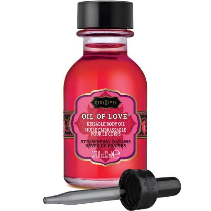 KAMASUTRA - SPISEOLIE - JORDBÆR 22 ML