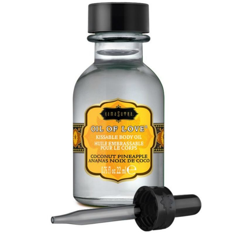 KAMASUTRA - SPISEOLIE - KOKOS OG ANANAS 22 ML