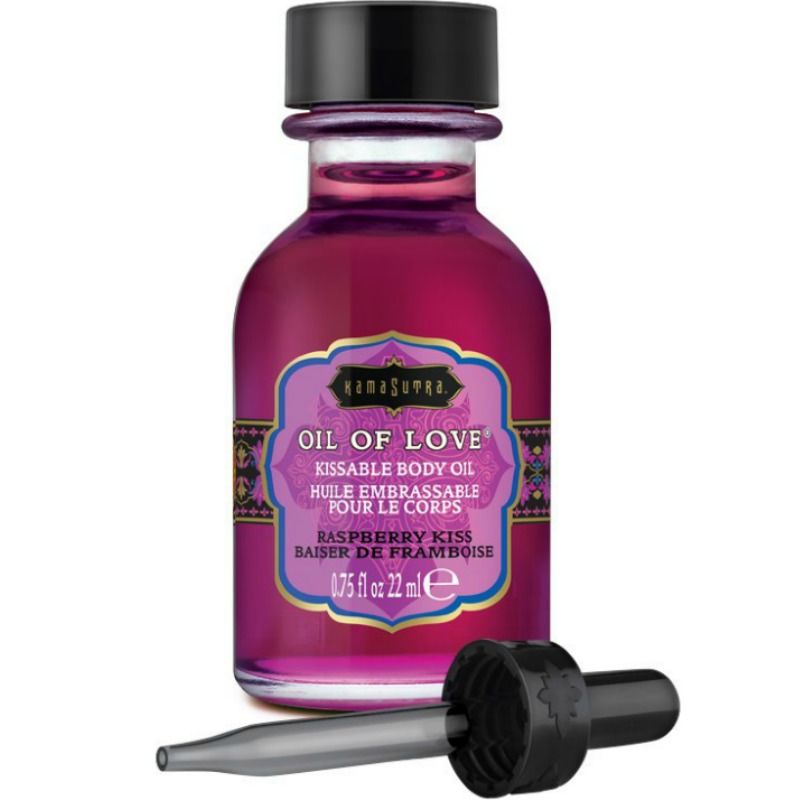 KAMASUTRA - SPISEOLIE - HINDBÆR 22 ML