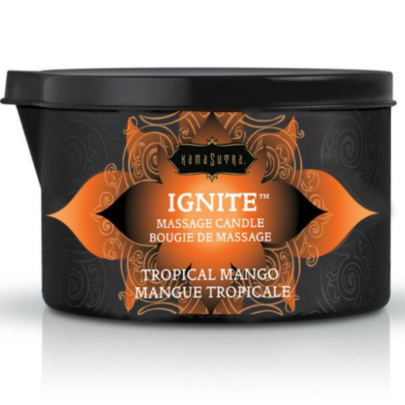 KAMASUTRA - MASSAGELYS MED TROPISK HÅNDTAG 170 GR