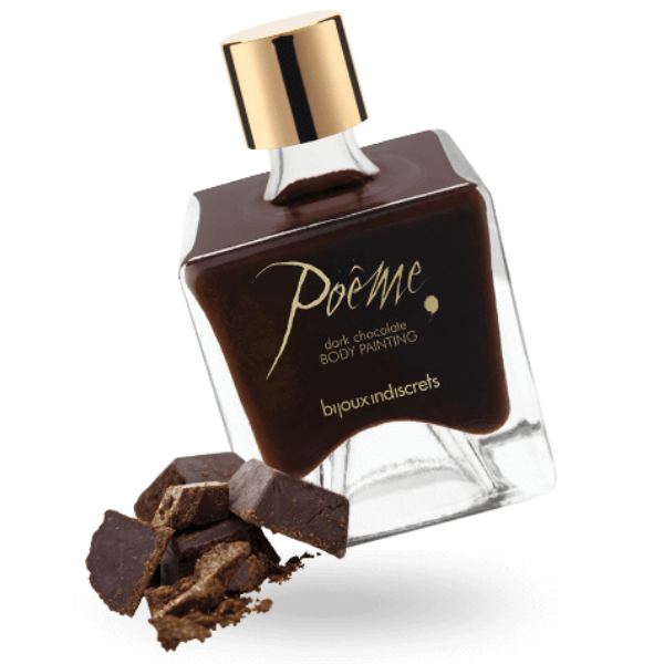 BIJOUX - POEME SPISELIG MALING SORT CHOKOLADE 50 GR
