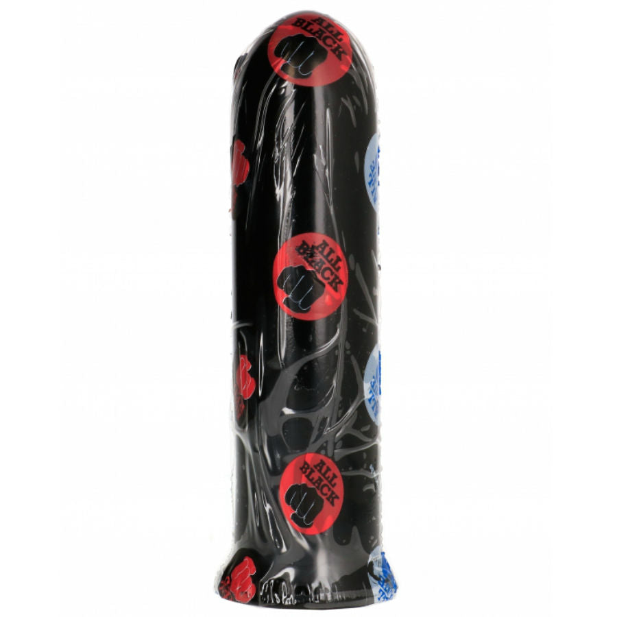ALL BLACK - DILDO SORT 19 CM