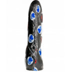 ALL BLACK - DILDO SORT REALISTISK 20 CM