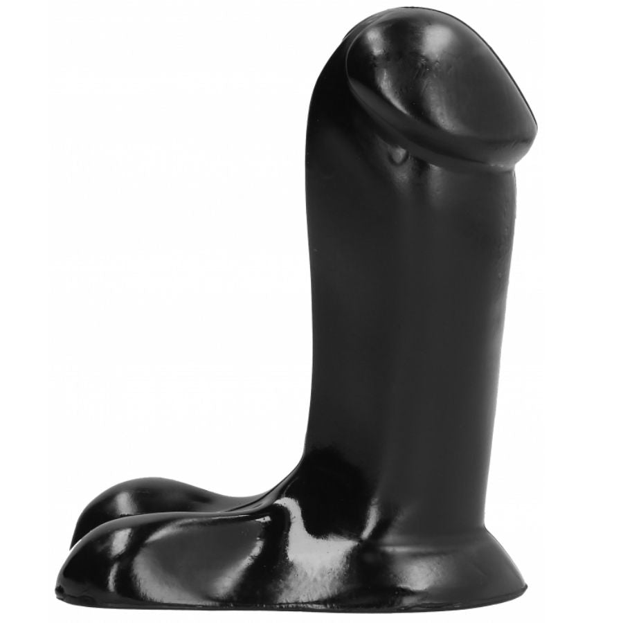 ALL BLACK - REALISTISK DILDO 14 CM