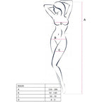 PASSION - KVINDE BS020 HVID BODYSTOCKING ÉN STØRRELSE