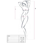PASSION - KVINDE BS035 BODYSTOCKING SORT EN STØRRELSE