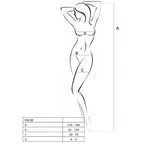 PASSION - KVINDE BS038 HVID BODYSTOCKING ÉN STØRRELSE