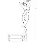 PASSION - KVINDE BS045 BODYSTOCKING SORT EN STØRRELSE