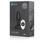 B-VIBE - RIMMING FJERNBETJENING ANALPLUG LILLE SORT