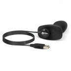 B-VIBE - RIMMING FJERNBETJENING ANALPLUG LILLE SORT