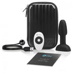 B-VIBE - RIMMING FJERNBETJENING ANALPLUG LILLE SORT