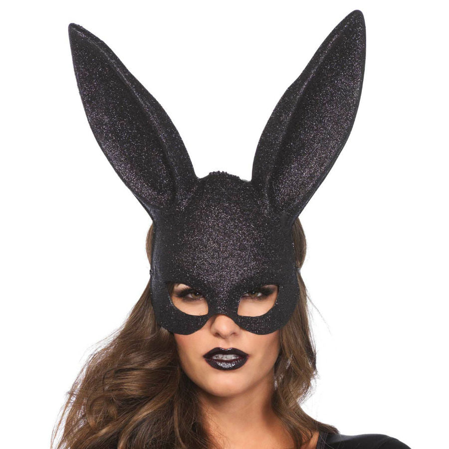 LEG AVENUE - GLITTER MASKERADE KANINMASKE