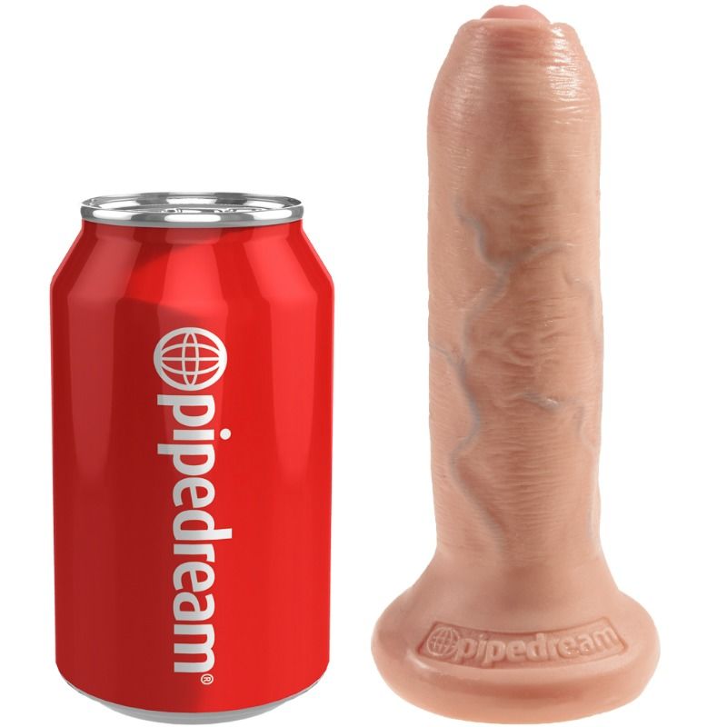 KONGE PIK - REALISTISK DILDO USKÅRET KØD 15 CM