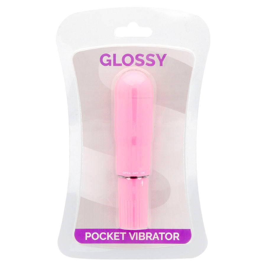 GLOSSY - LOMMEVIBRATOR DYB ROSA