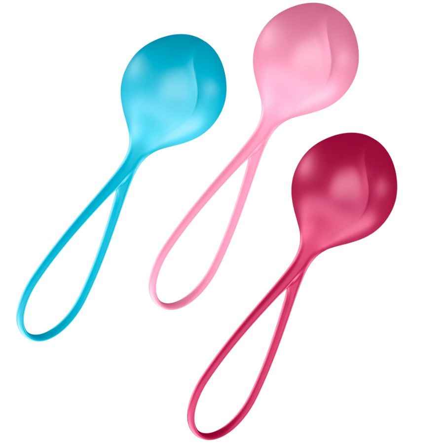 SATISFYER - KÆREBOLLE TRÆNINGSSÆT 3