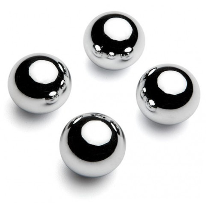 METAL HÅRD - SÆT MED 2 MAGNETISKE KUGLER 10 MM