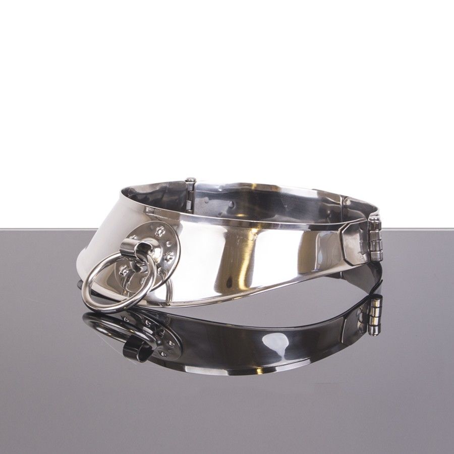 HÅRD METALHALSBÅND MED RING