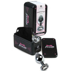SECRETPLAY - ANALPLUG TRANSPARENT ALUMINIUM 8 CM 