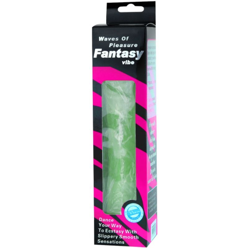 BAILE - WAVES OF PLEASURE VIBRATOR 23 CM GRØN