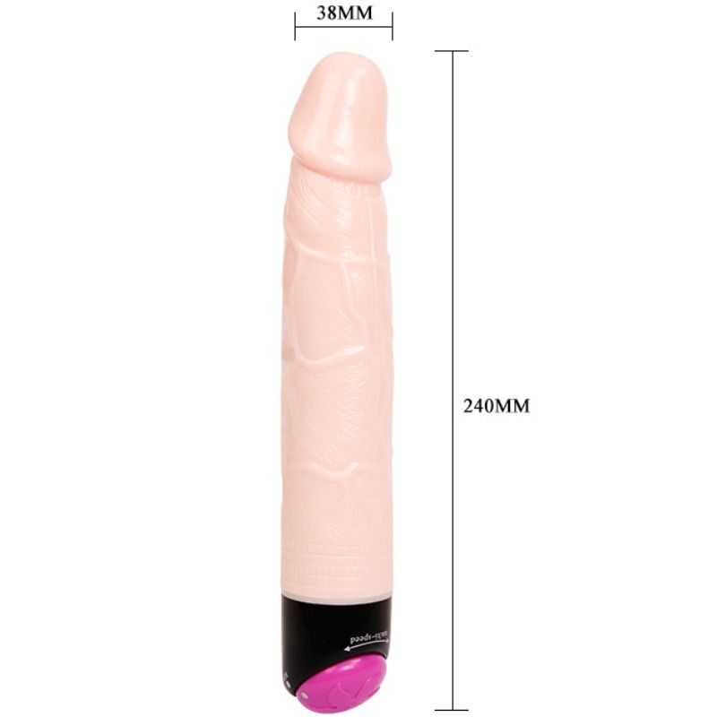 BAILE - FARVERIG SEXVIBRATION OG ROTATION 24 CM