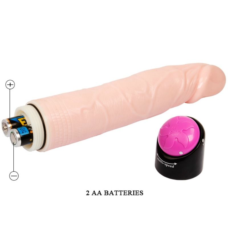BAILE - FARVERIG SEXVIBRATION OG ROTATION 24 CM