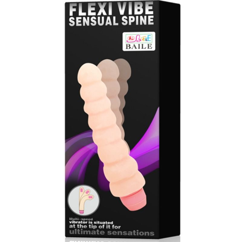 BAILE - FLEXI VIBE SENSUELLE RYGSTYKKER FLEKSIBLE VIBRATORER 19 CM
