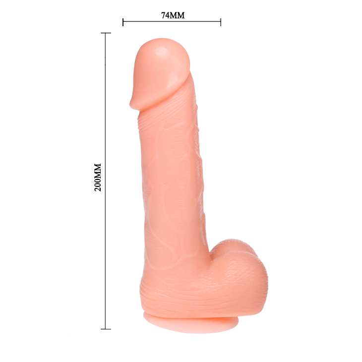BAILE - REALISTISK DILDO DONG VIBRATION OG ROTATION 20 CM
