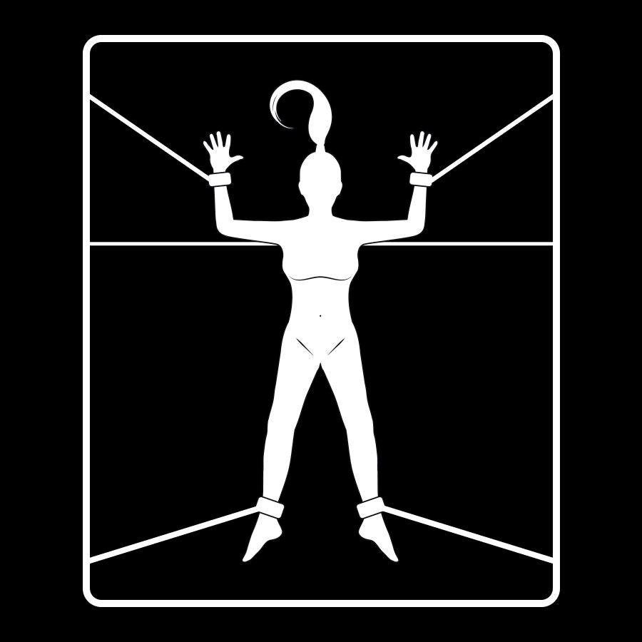 FETISH UNDERSODIG - SÆT MED HÅNDJERN OG BIND MED NOPRENFOR