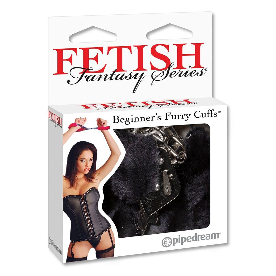 FETISH FANTASY SERIE - PELZIGE MANDJETTER SORT