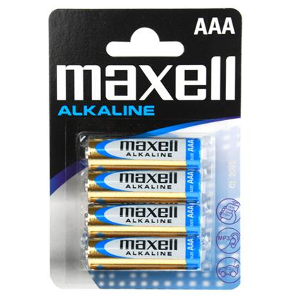 MAXELL - BATTERIER AAA 4 STK.