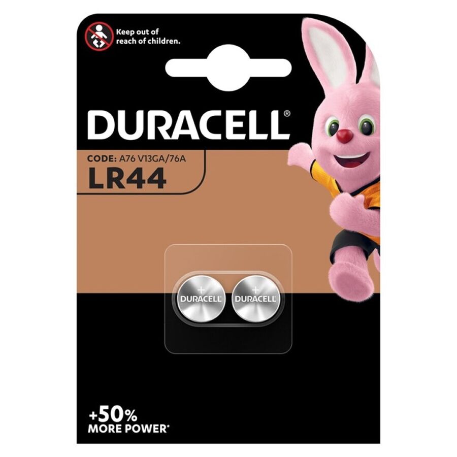DURACELL - BATTERI LR44 1,5V 2 ENHEDER