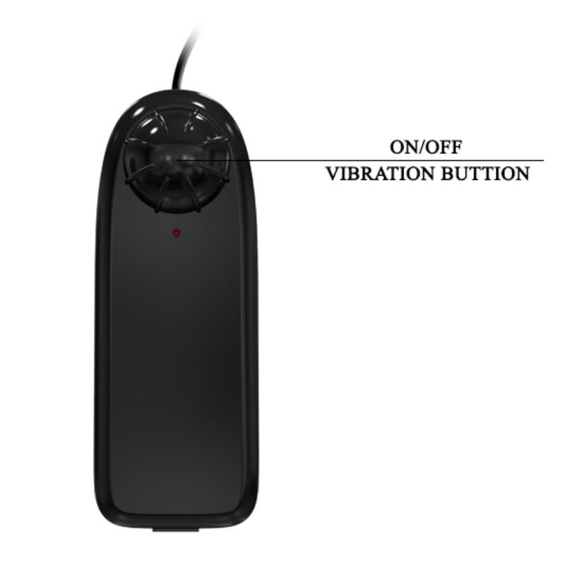 BAILE - REALISTISK VIBRERENDE OG OPPUSTELIG DILDO 18,8 CM