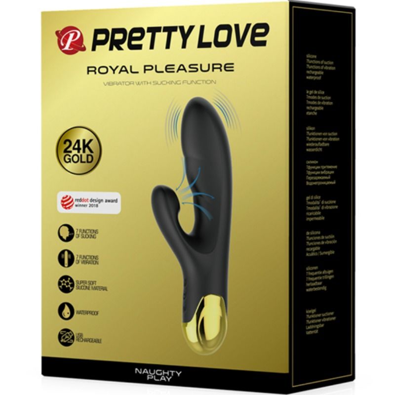 PRETTY LOVE - SMART FRÆK LEG VIBRATION OG SUGNING