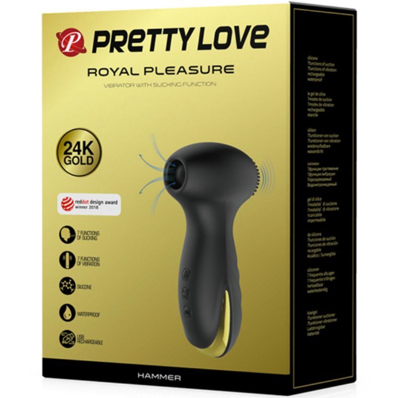 PRETTY LOVE - SMART HAMMERVIBRATION OG SUGNING