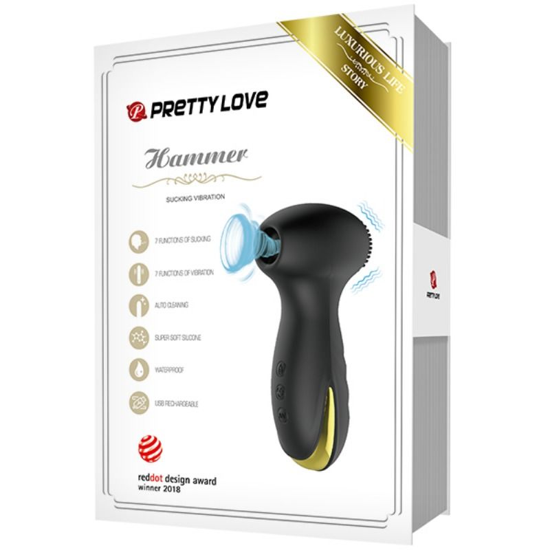 PRETTY LOVE - SMART HAMMERVIBRATION OG SUGNING