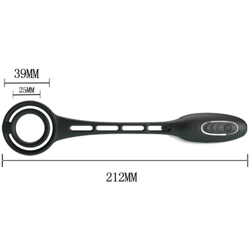 PRETTY LOVE - PENISRINGE MED VIBRATORPLUG