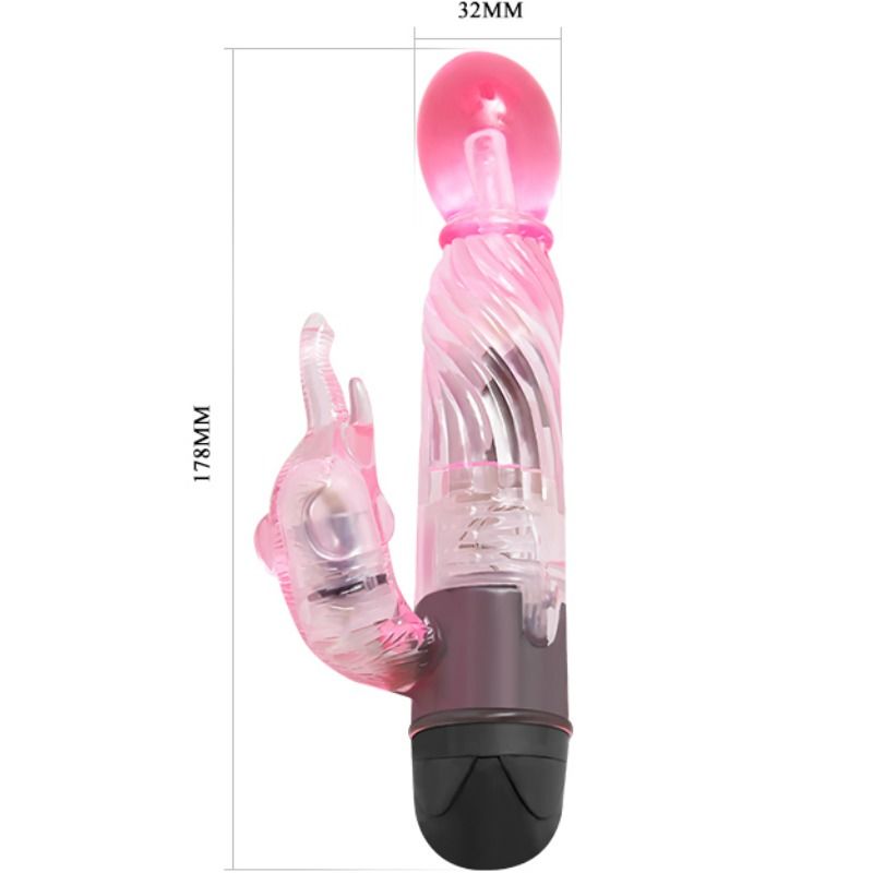 BAILE - GIVER DIG EN SLAGS KÆRLIGHEDSVIBRATOR MED PINK RABBIT 10 TILSTAND