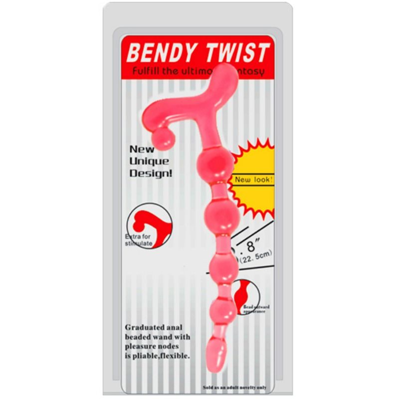BAILE - BENDY TWIST RØDE ANALNODER