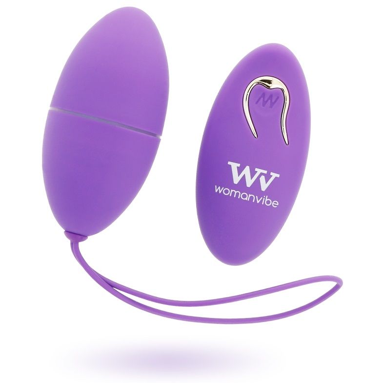 WOMANVIBE - ALSAN SILIKONE FJERNBETJENING ÆG LILLA