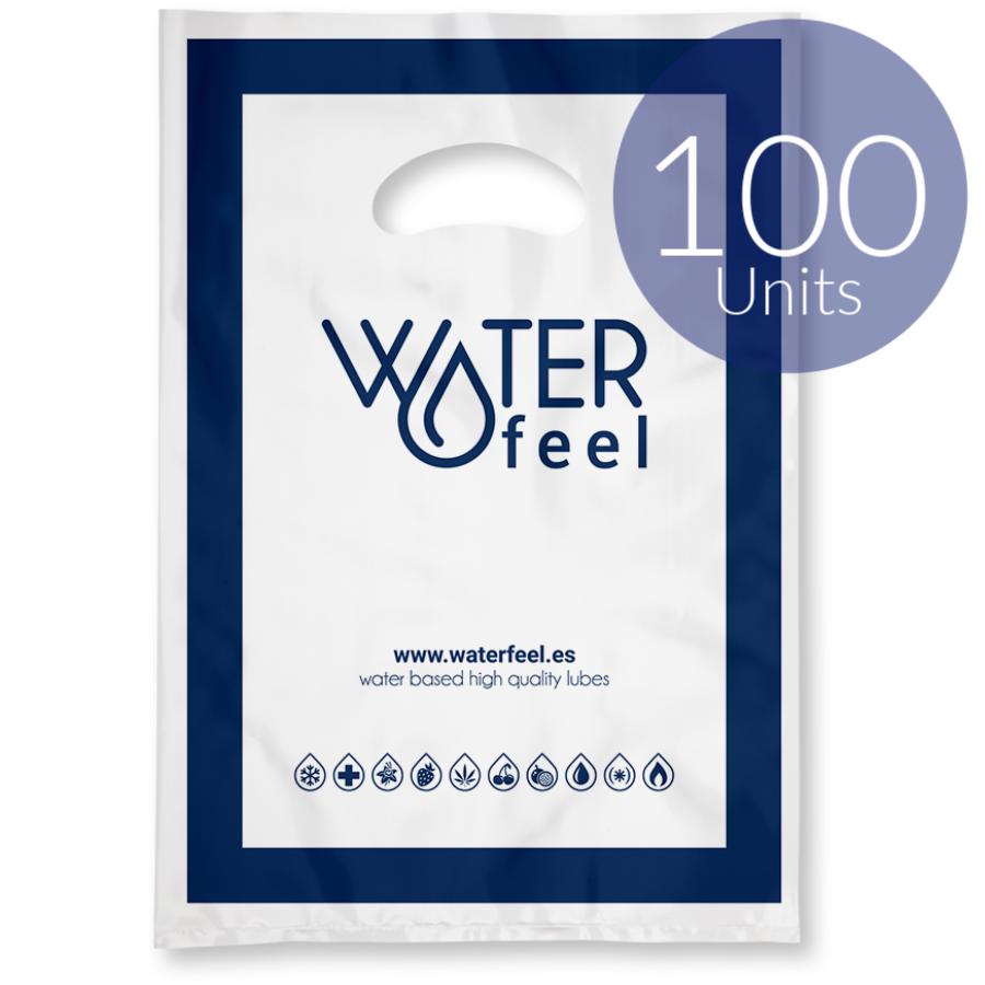 WATERFEEL - 100 SMÅ PLASTPOSER 25 X 35 CM