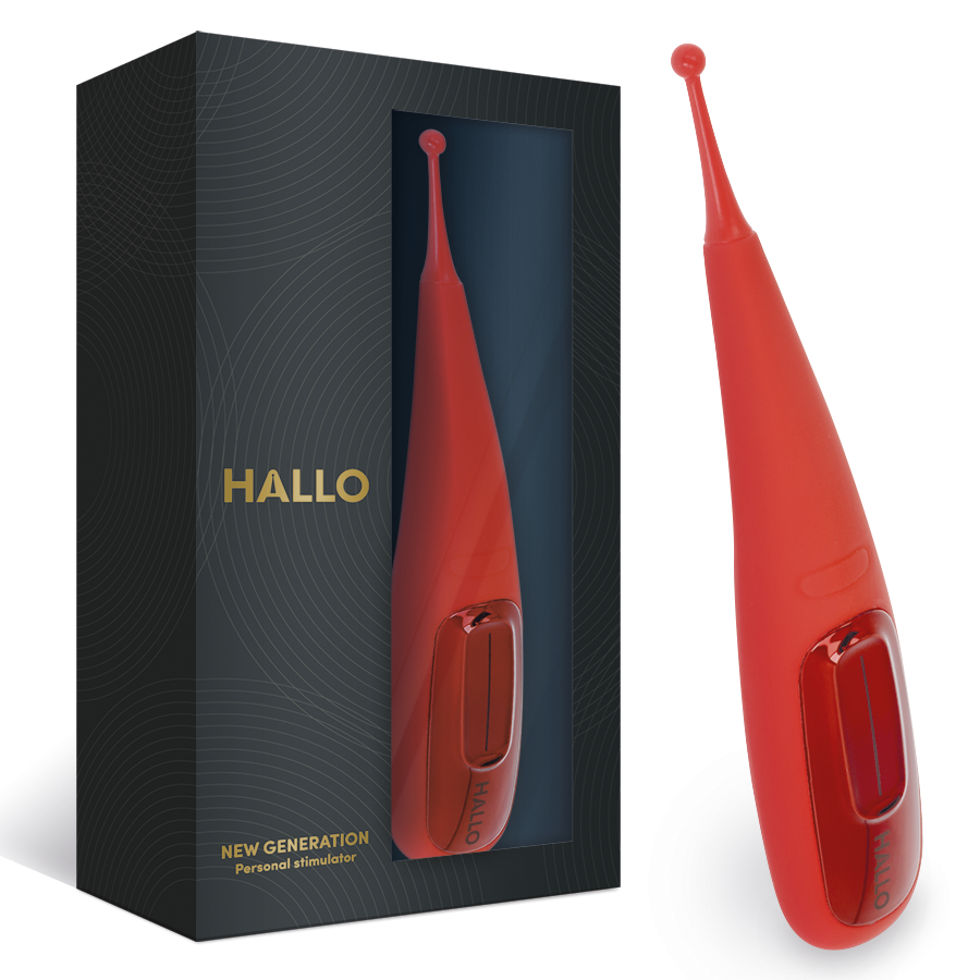HALLO - FOCUS VIBRATOR RØD