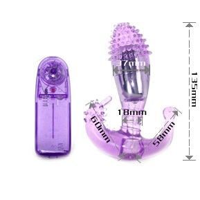 BAILE - VAGINALE OG ANALE STIMULATOR MED VIBRATION